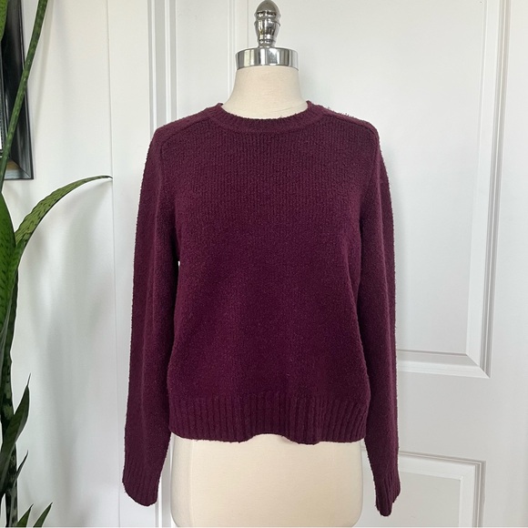 Re/Done Crewneck Shrunken Fit Sweater - Picture 2 of 8